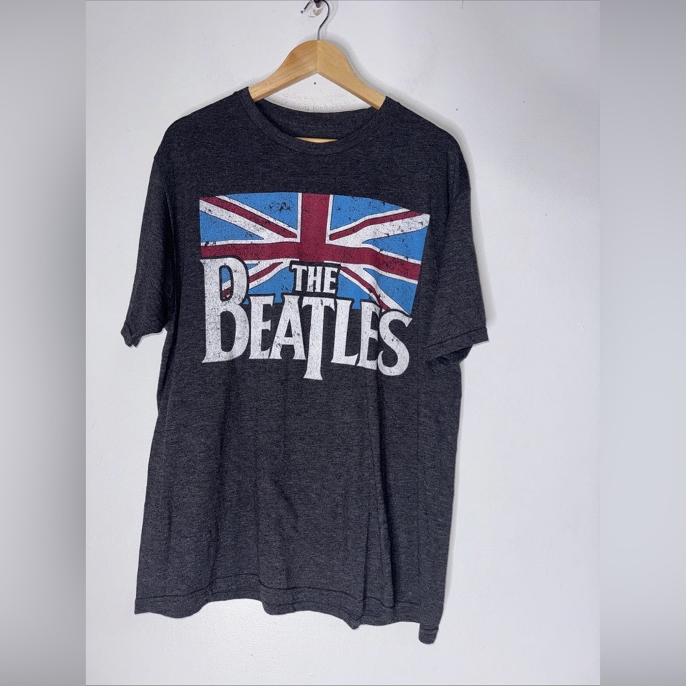 The Beatles T-Shirt Mens XL Gray Graphic‎ Print Short Sleeve